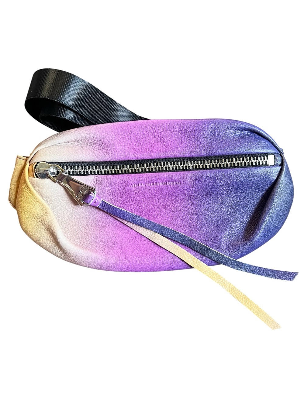 Aimee Kestenberg Leather Milan Ombre Convertible Crossbody Belt Bag